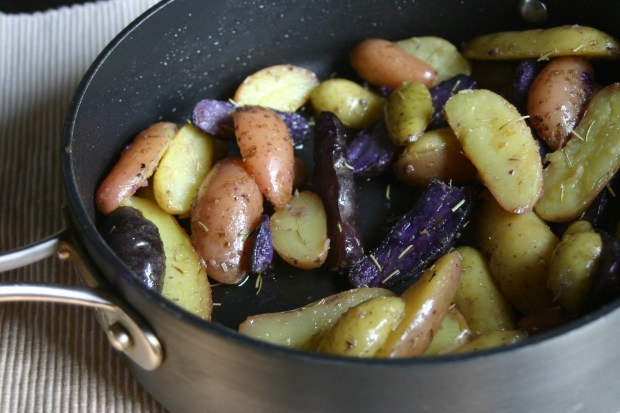 Roasted fingerlings