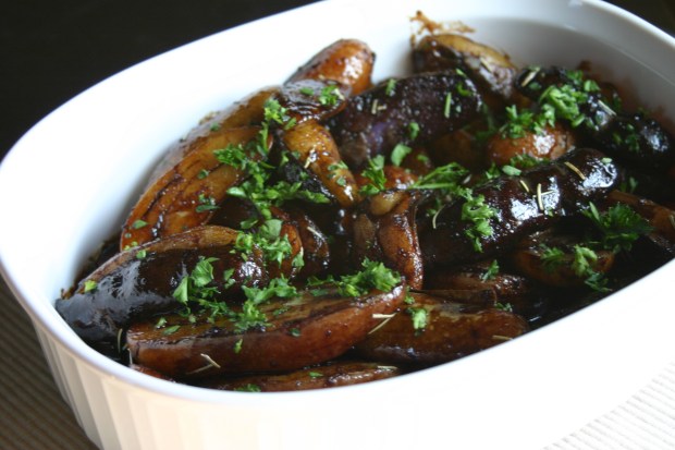 Balsamic Glazed Fingerlings