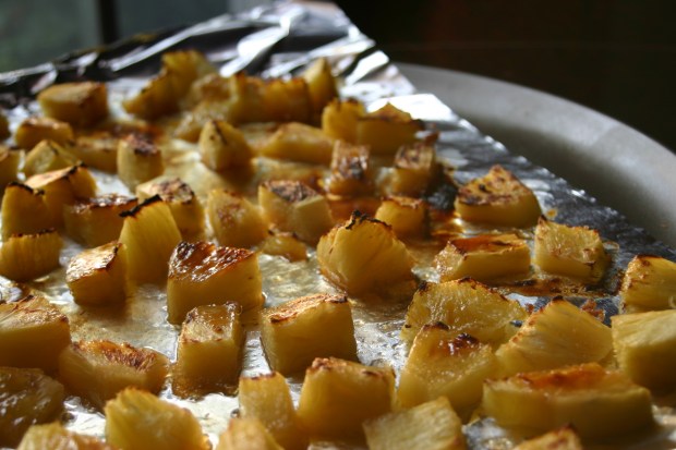 broiled pineapple