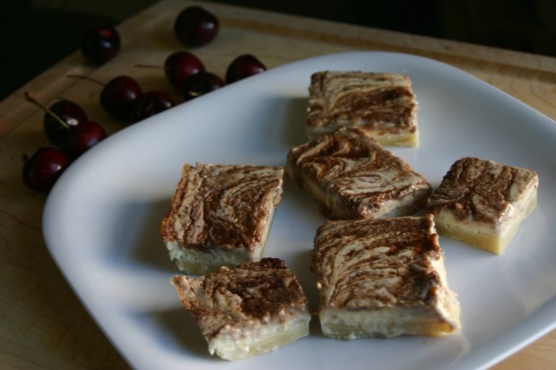 Cherry Swirl Cheesecake Bars