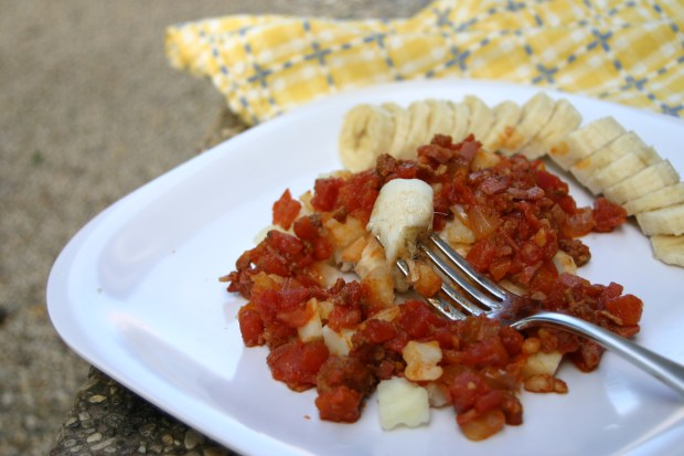 cod fish breakfast skillet