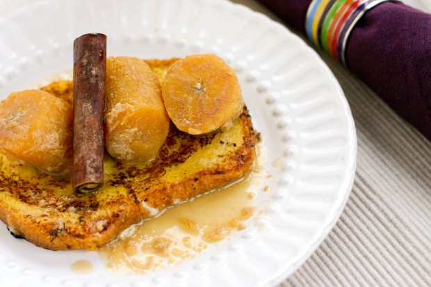 maduros with French toast