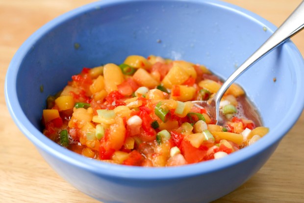 peach salsa
