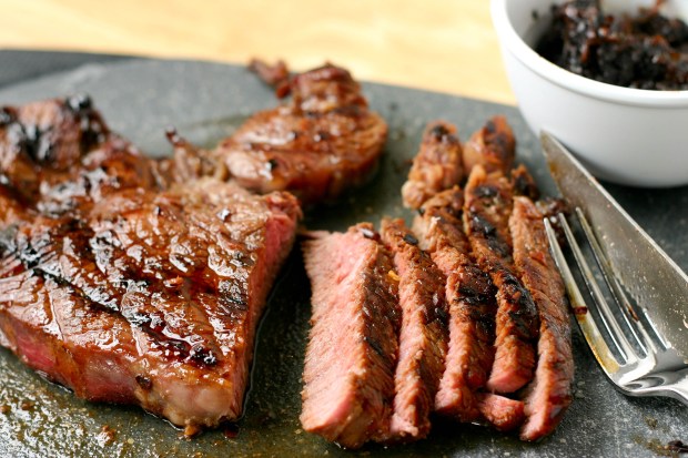 sliced sirloin