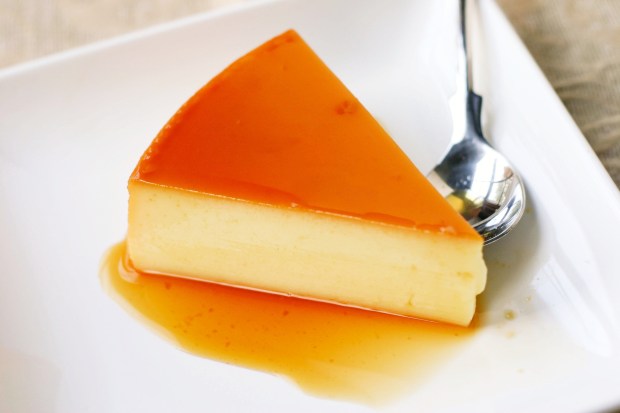 Romanian flan