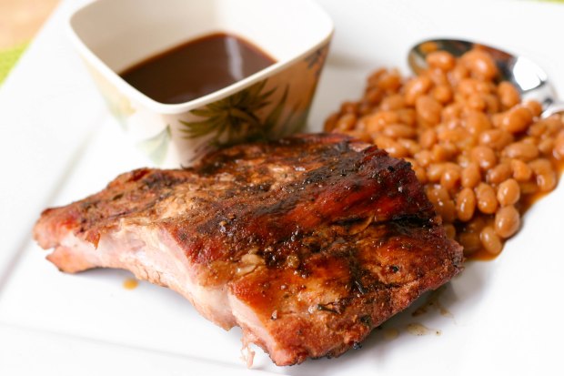 BBQ smoked ribs