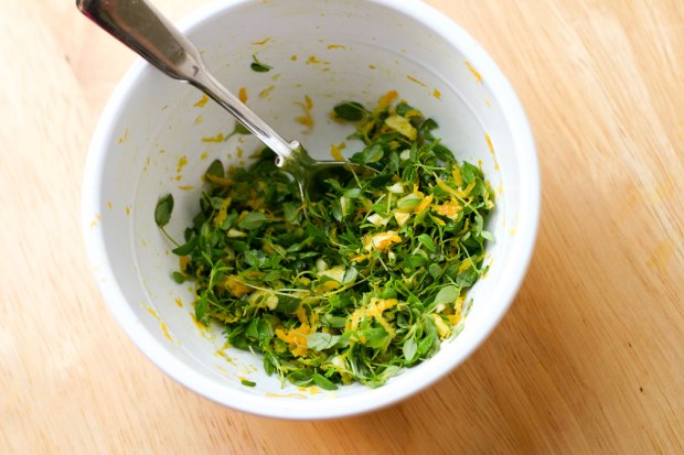 orange thyme gremolata