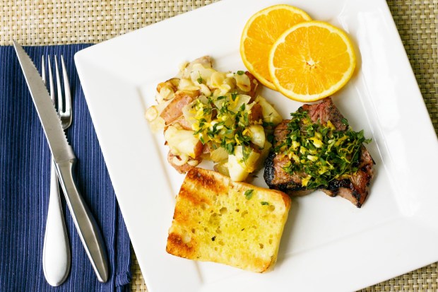 citrus grilled lamb chops