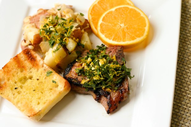 Australian grilled lamb chops