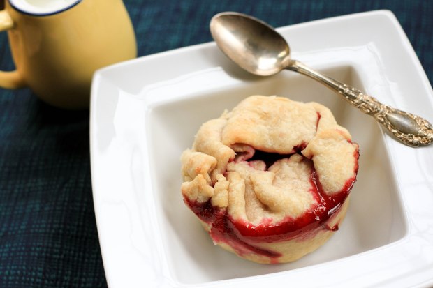individual raspberry pie