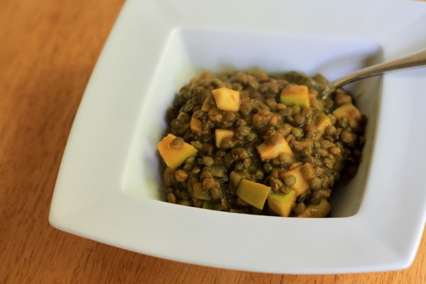 pumpkin lentil curry