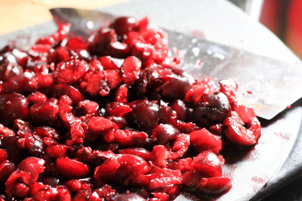 chopped cherries