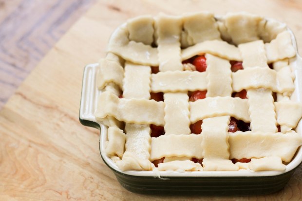 making a pie