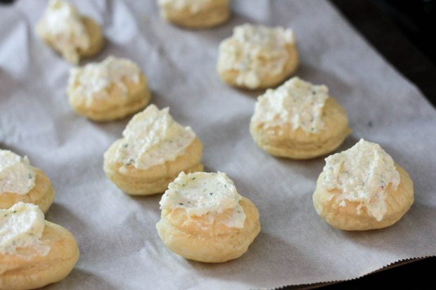tartlets and whipped feta